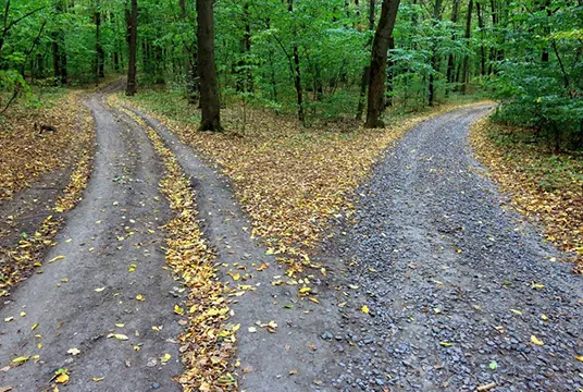Vägskäl