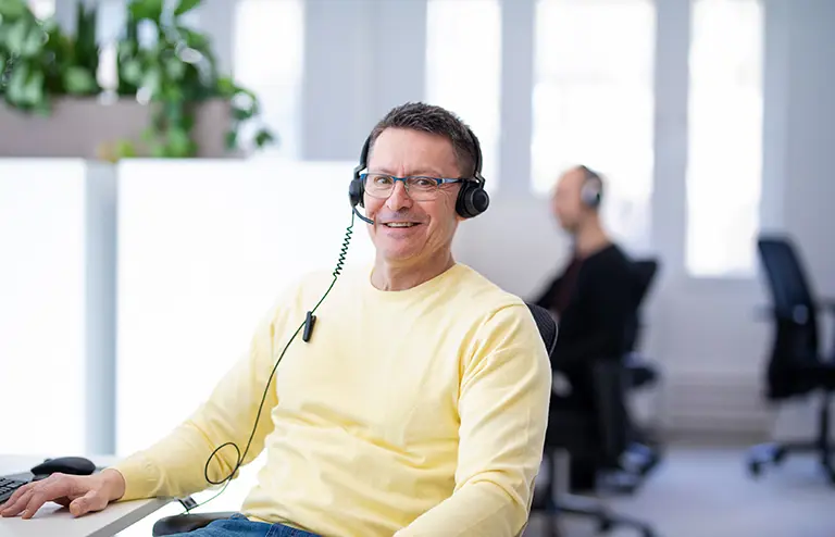 En av våra medlemsrådgivare redo att svara på dina frågor.